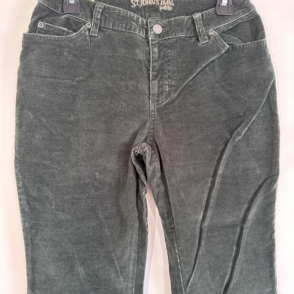 Corduroy bootcut hunter green pants size 6 NWT - Picture 6 of 13